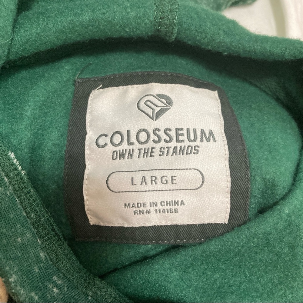 Colosseum Own The Stands Colorado State Rams Pullover Hoodie Mens Large Green - Picture 8 of 16